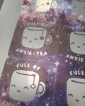 Full of Anxie - tea - Stickers and More by MatthiaStickers and More by Matthia
