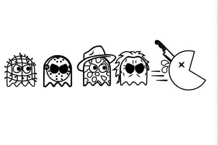 Halloween edition pac man - Stickers and More by MatthiaStickers and More by Matthia