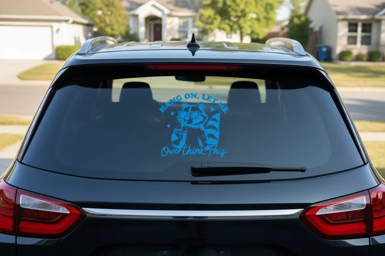 Hang on let me over think this 2 inch Decal Stickers and More by Matthia