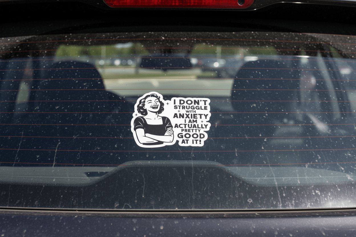 I don't struggle with anxiety I am actually pretty good at it - Stickers and More by MatthiaStickers and More by Matthia