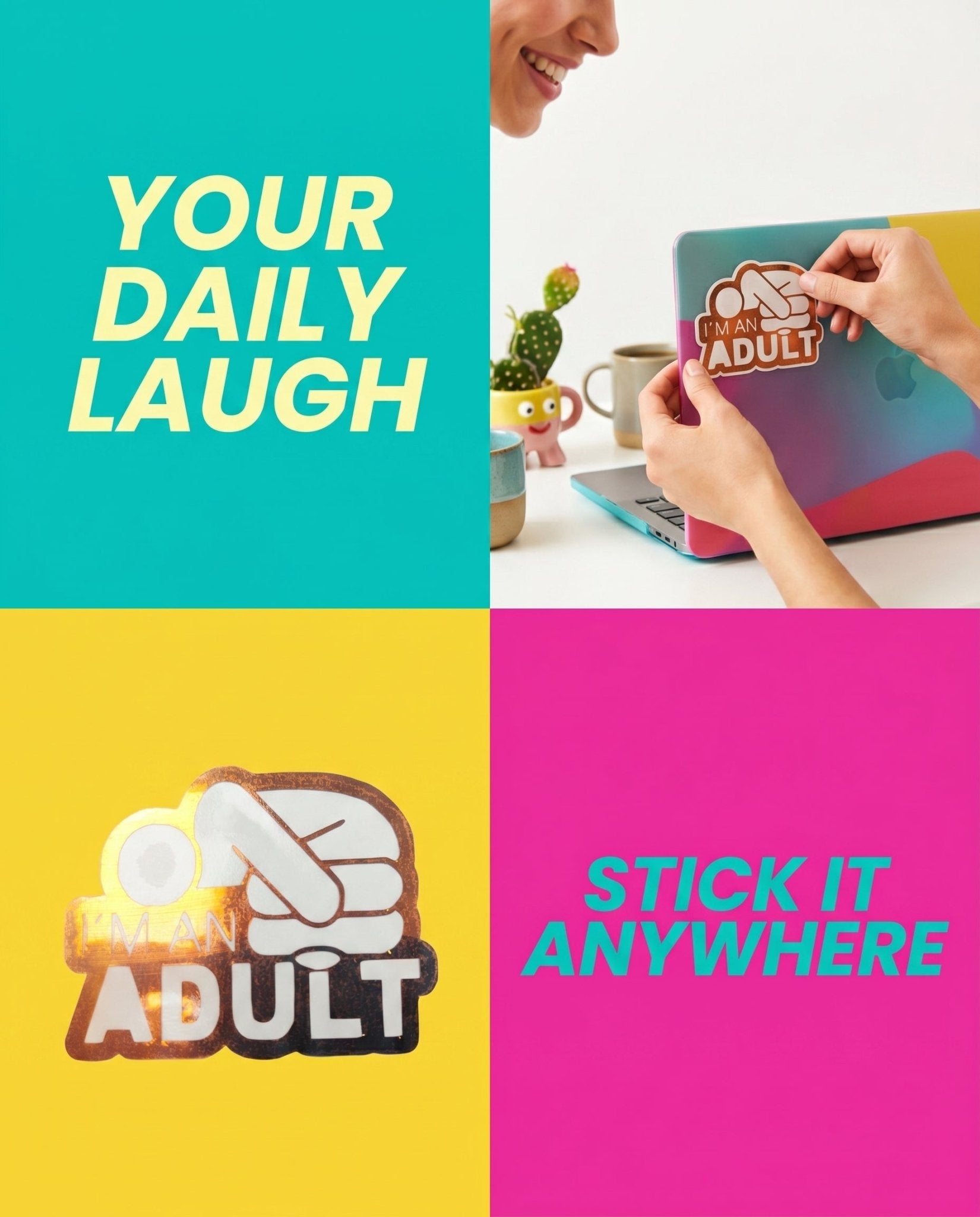 I'm an Adult - Stickers and More by MatthiaStickers and More by Matthia