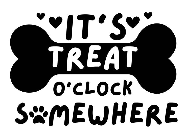 It's treat o'clock somewhere - Stickers and More by MatthiaStickers and More by Matthia