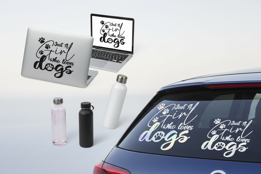 Just a girl who loves dogs - Stickers and More by Matthia