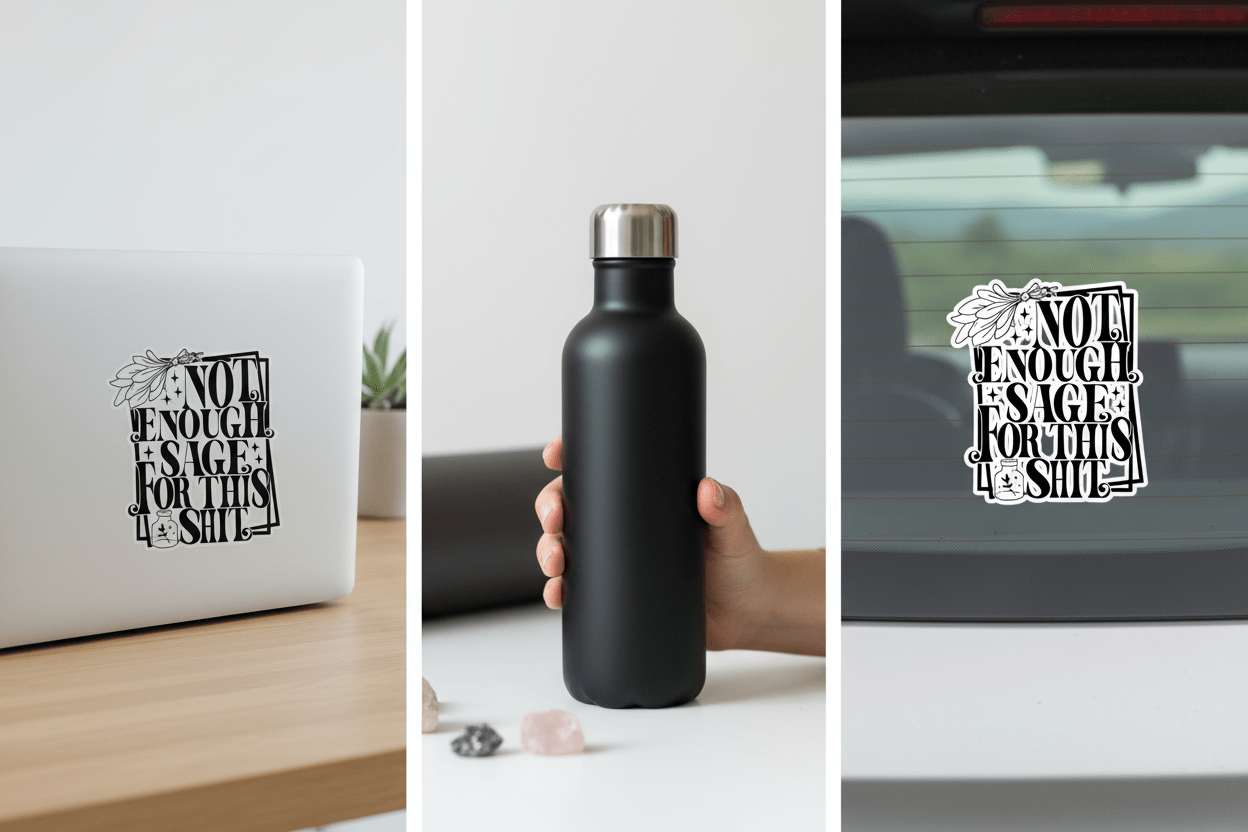 Not enough sage for this shit - Stickers and More by MatthiaStickers and More by Matthia
