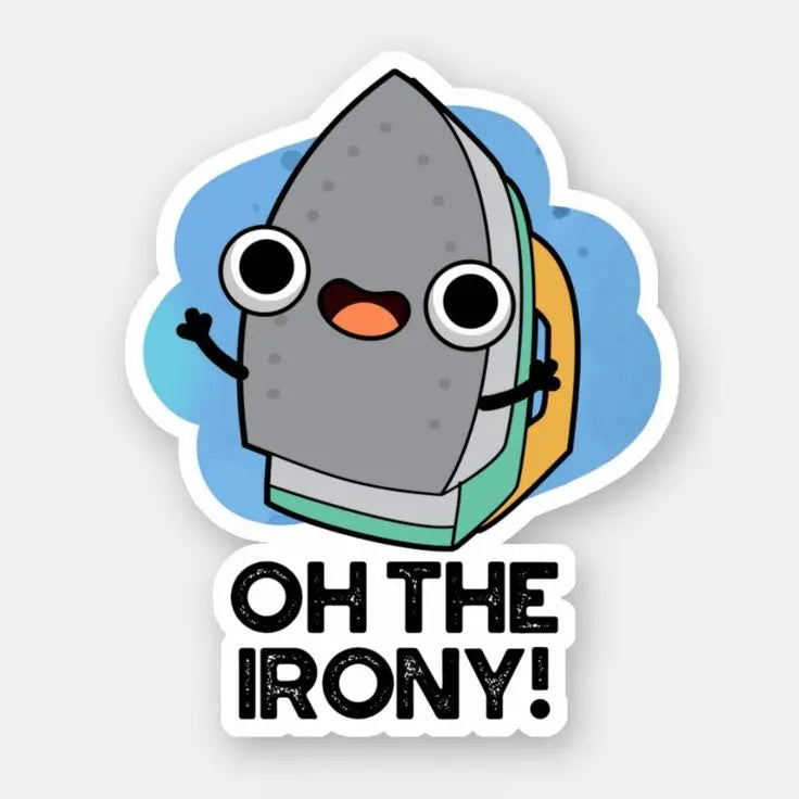 Oh the irony! Stickers and More by Matthia