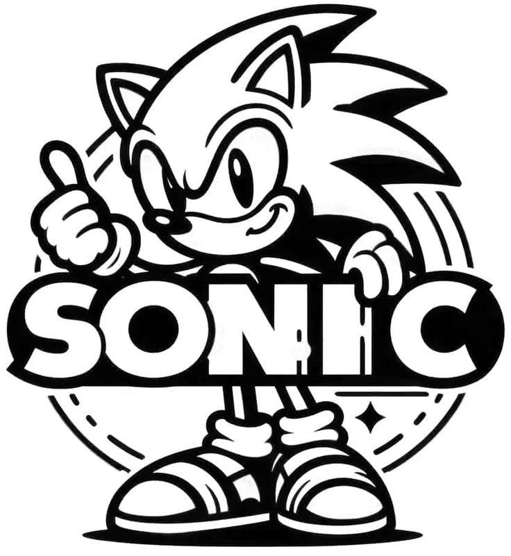 Sonic the hedgehog Stickers and More by Matthia
